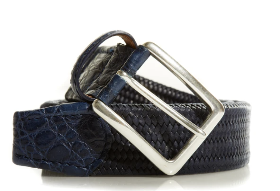 Stitch Braided Gator Belt